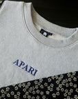 Woven Floral Sweatshirt Grey