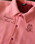 Ironmouse Varsity Jacket Pink