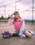 Ironmouse Varsity Jacket Pink
