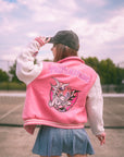 Ironmouse Varsity Jacket Pink