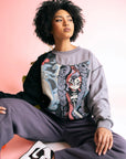 Year of the Snake Woven Black Sweater