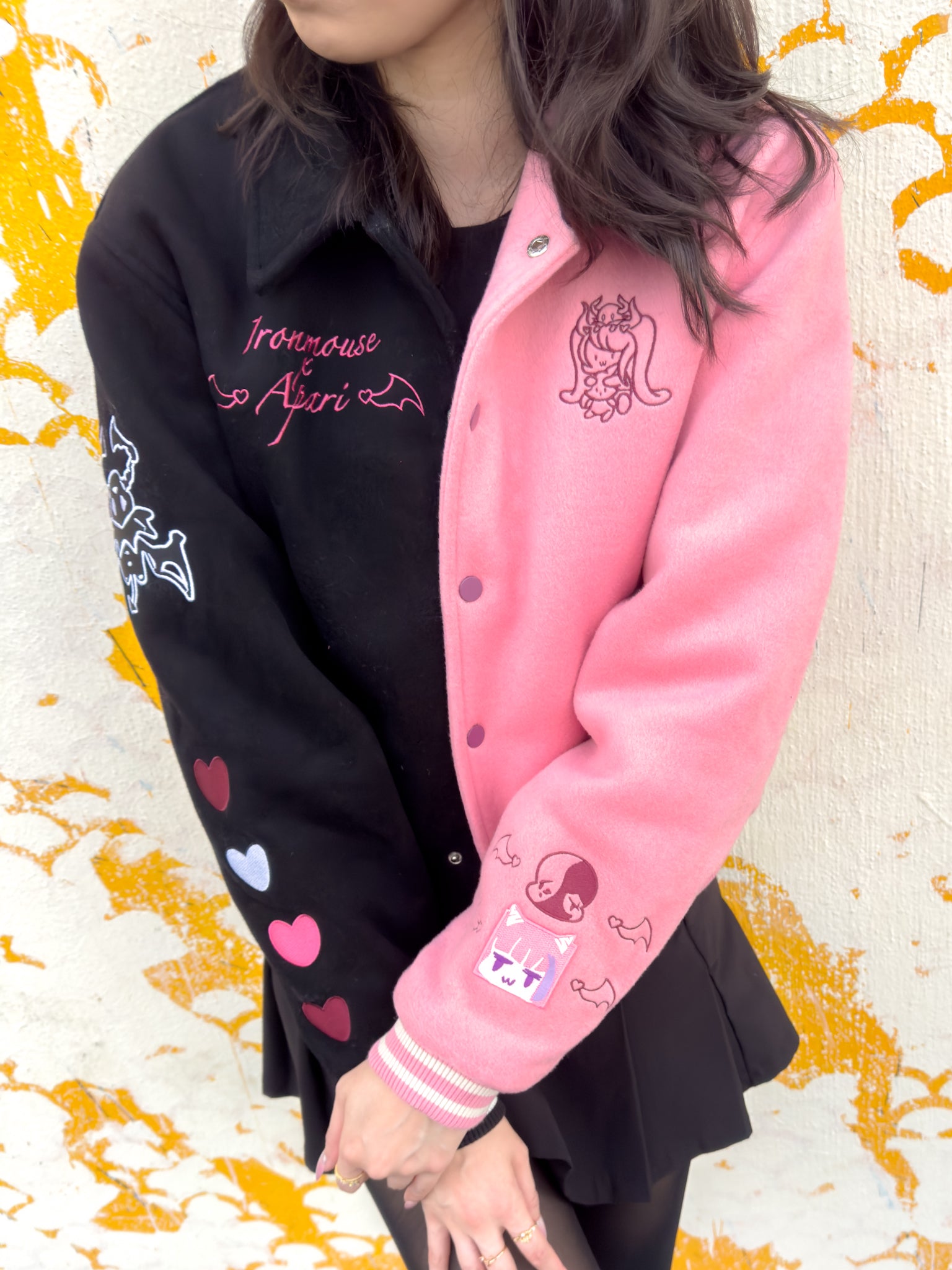 Ironmouse Varsity Jacket Split – Apari