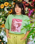 Seersucker Women's Short Green