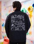 Spilled Ink Noragi Jacket Black