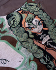 Year of the Snake Woven Brown Sweater