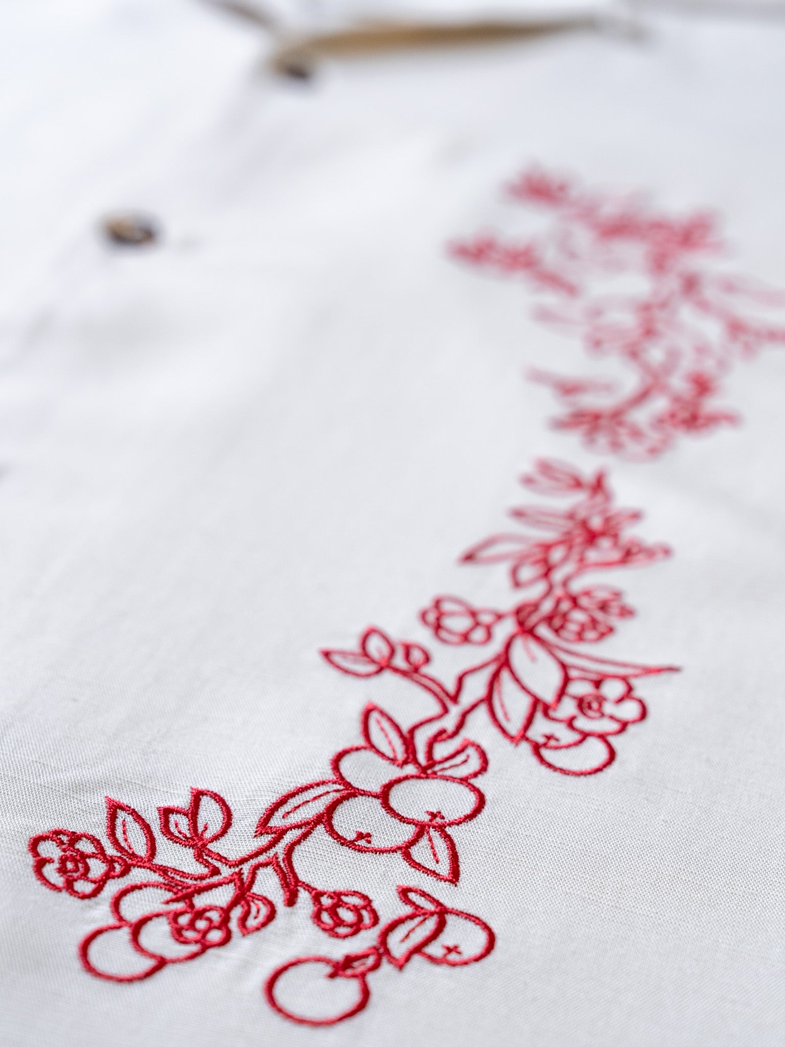 Year of the Snake Button Down Cream