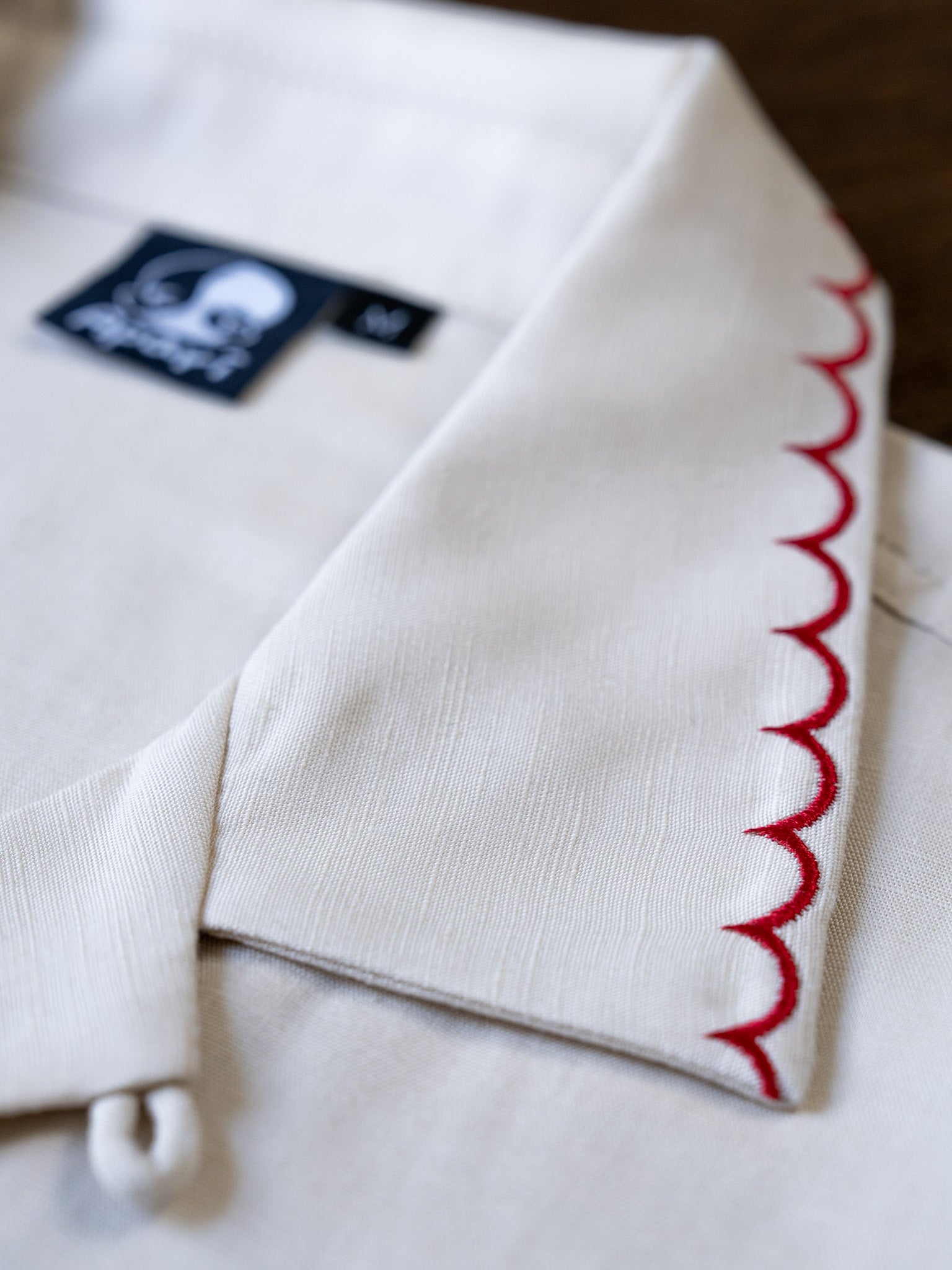 Year of the Snake Button Down Cream