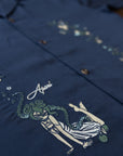 Year of the Snake Button Down Navy