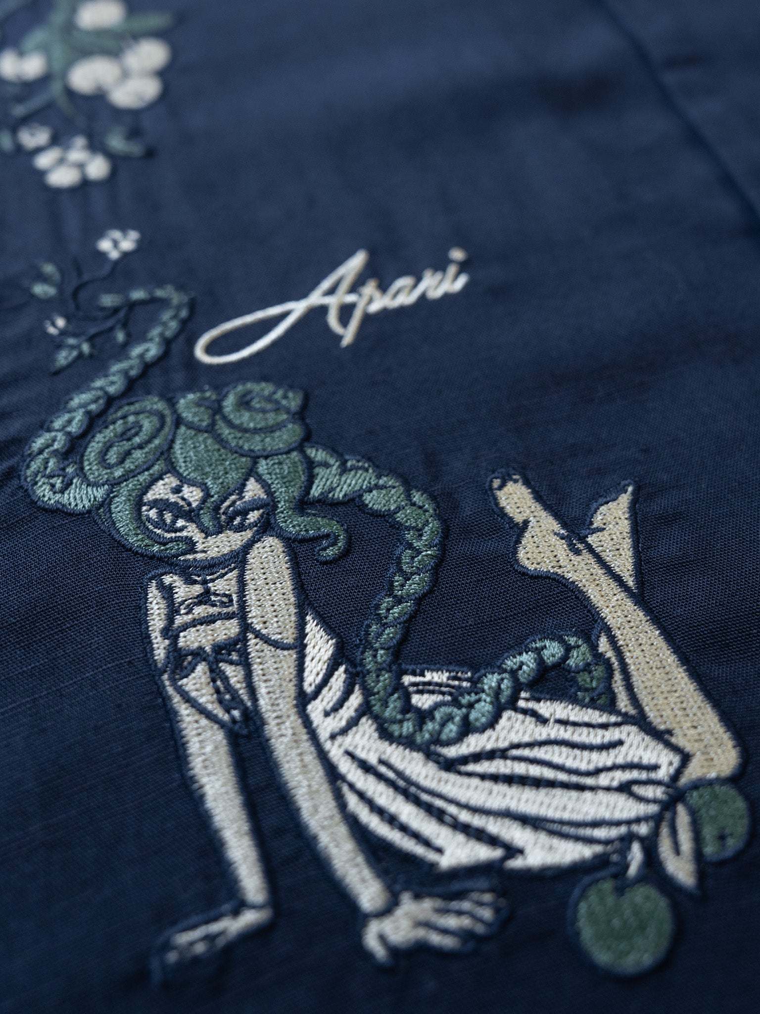 Year of the Snake Button Down Navy