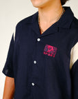 Gamer Button Down Navy