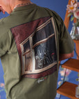 Window Girl T-Shirt Forest