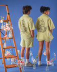 Seersucker Unisex Short Green