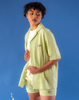 Seersucker Women's Short Green
