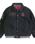 Ironmouse Varsity Jacket Black