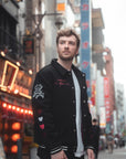 Ironmouse Varsity Jacket Black
