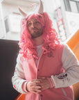 Ironmouse Varsity Jacket Pink