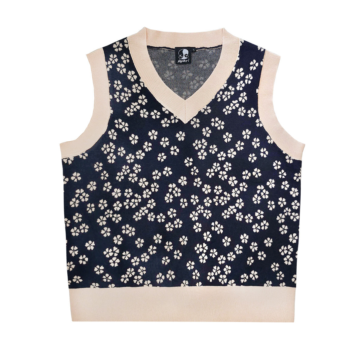Flower Knitted Vest