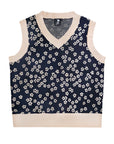 Flower Knitted Vest