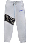 Woven Floral Sweatpant Grey