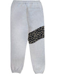 Woven Floral Sweatpant Grey