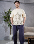 Ironmouse Portrait Cream T-Shirt