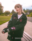 Ironmouse Varsity Jacket Black