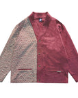 Kuo Wave Cardigan Maroon