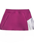 Apari Split Pleated Skirt Magenta