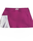 Apari Split Pleated Skirt Magenta