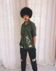 Bunny Wisp Button Down Green