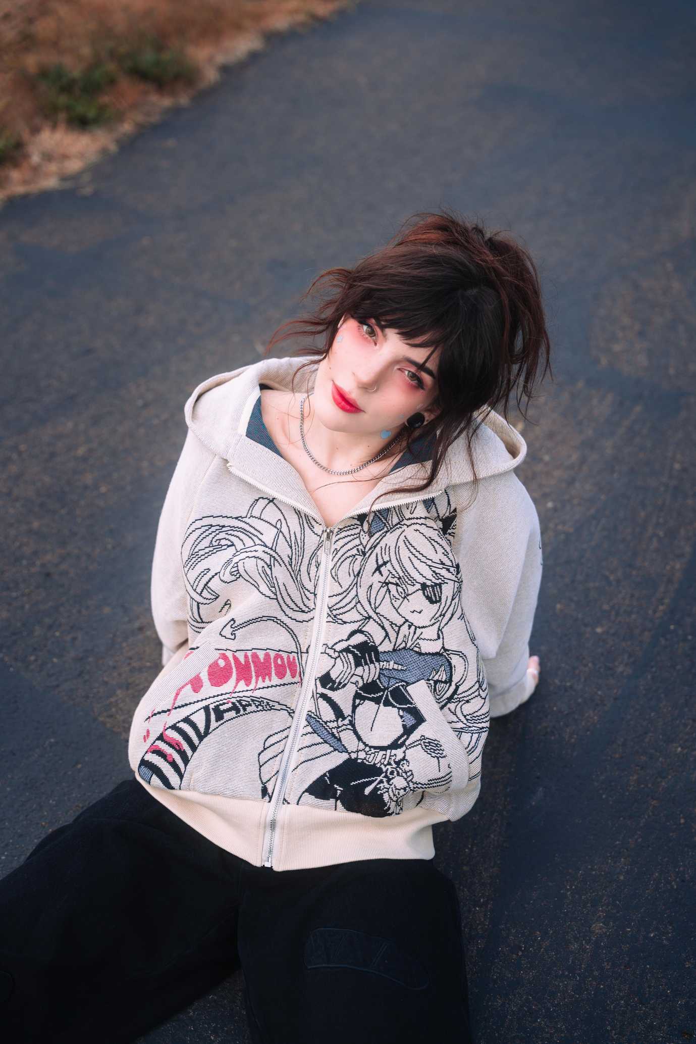 Bat Baddie Woven Zip Hoodie – Apari