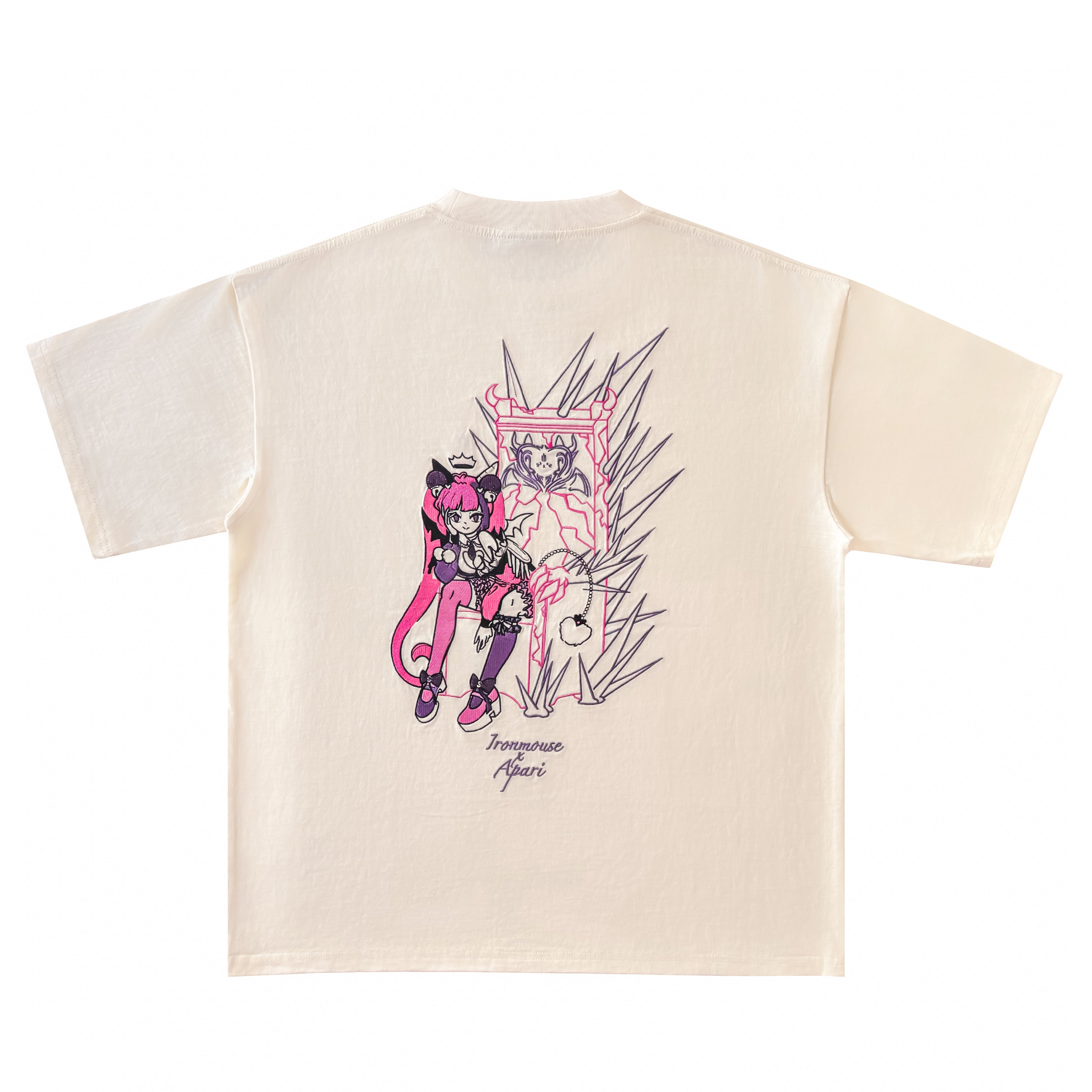 Ironmouse Throne Cream T-Shirt – Apari