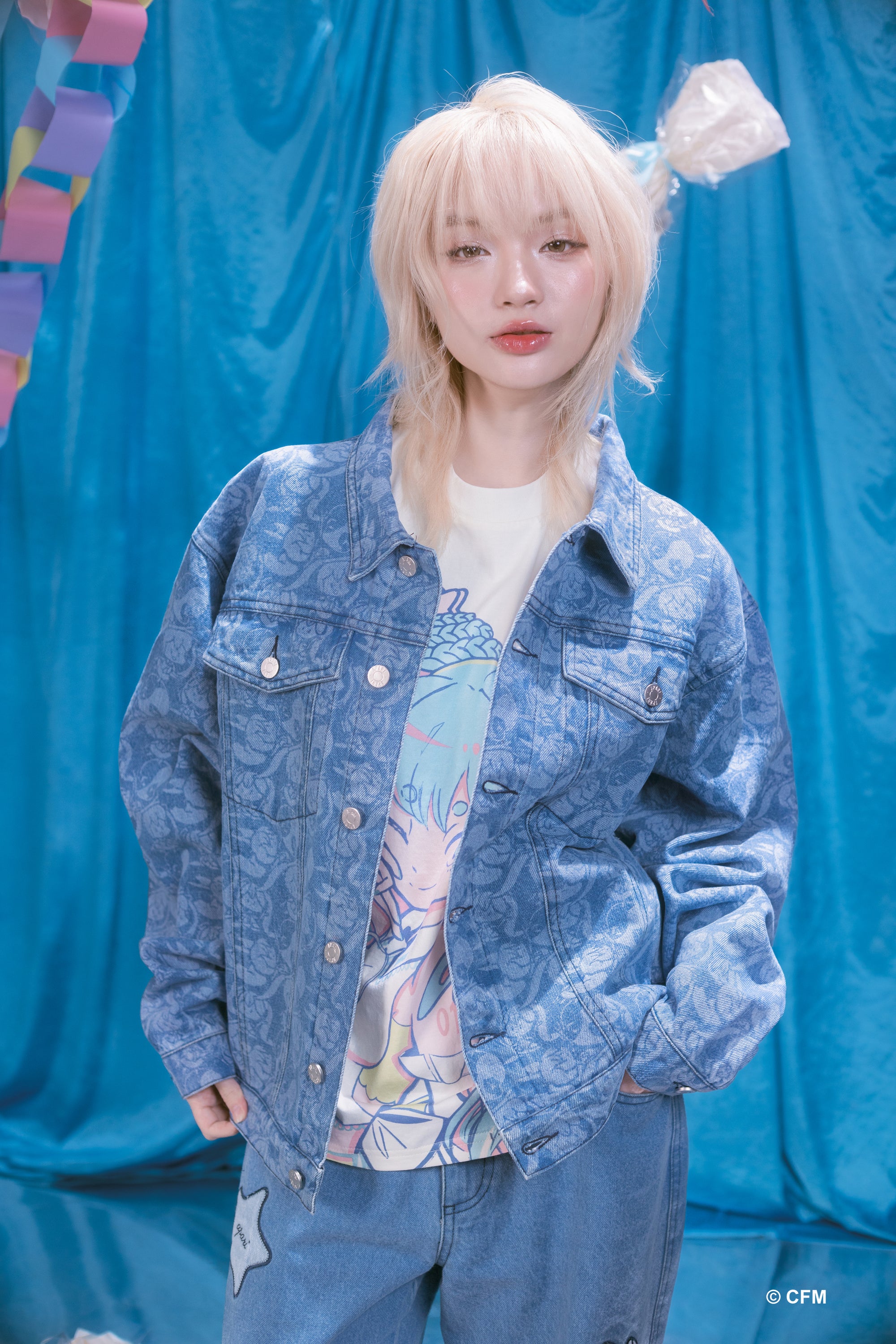 MIKU EXPO Leek Denim Jacket
