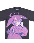 Michi Portrait T-Shirt Charcoal