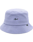 Seersucker Bucket Hat Blue