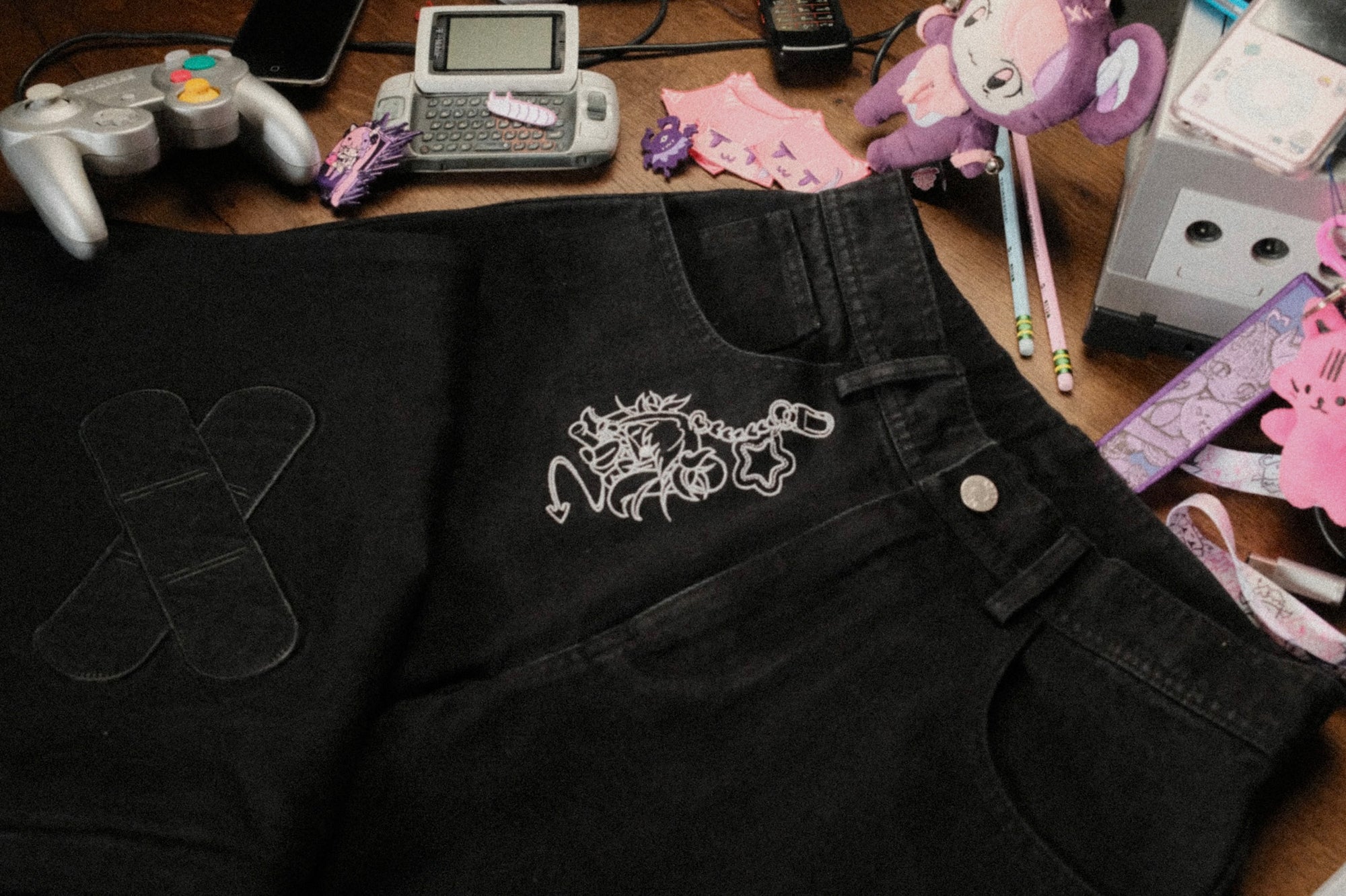 IM Keychain Denim Jeans