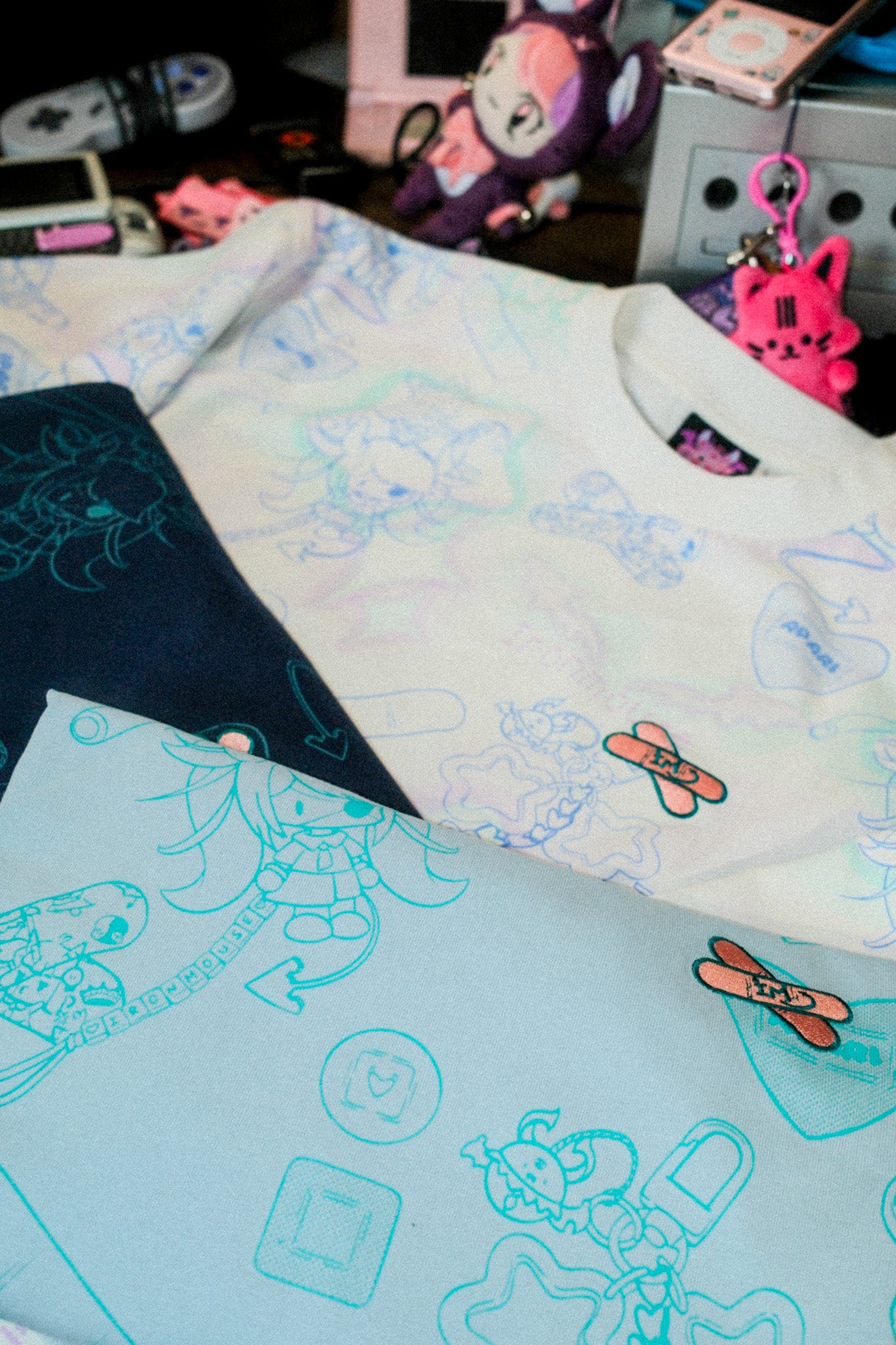Mouse Charm T-Shirt Blue