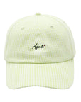 Seersucker Dad Hat Green