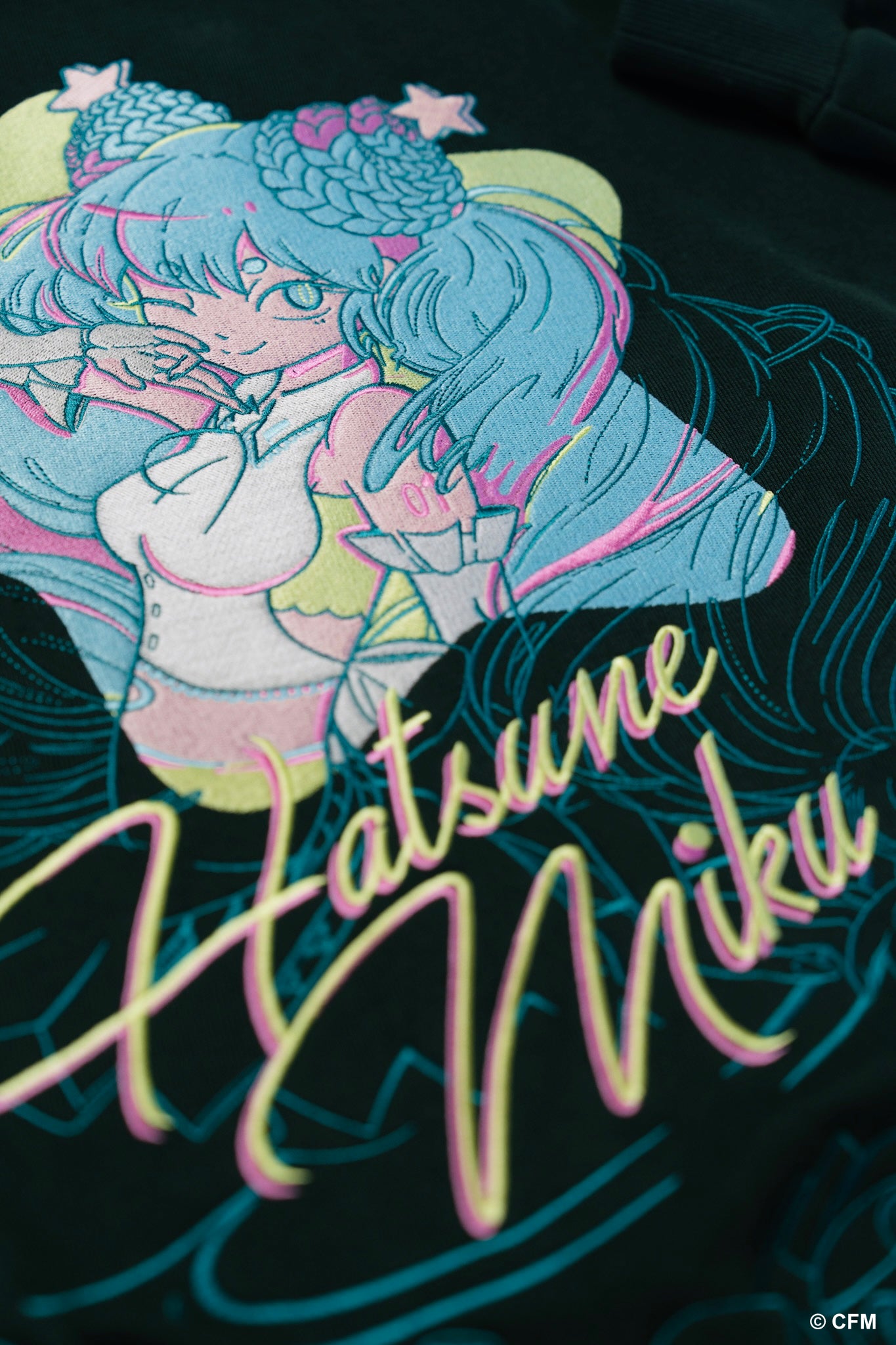 MIKU EXPO Zip Collar Sweater
