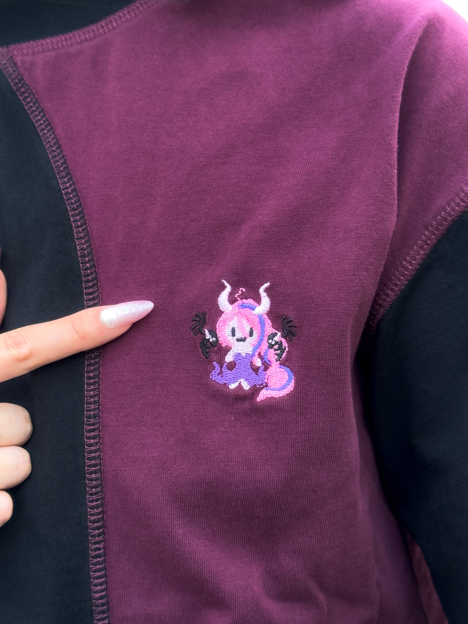 Ironmouse Dark Split Shirt