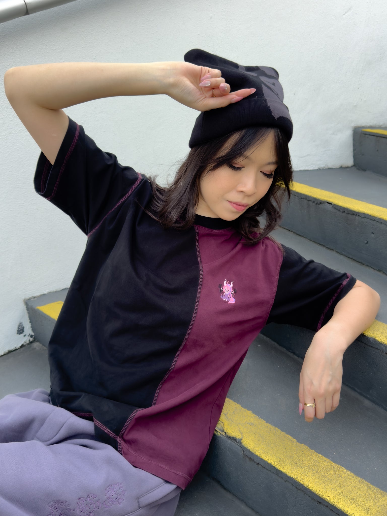 Ironmouse Dark Split Shirt