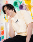 Spilled Ink T-Shirt Cream