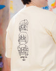 Spilled Ink T-Shirt Cream