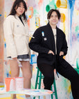Spilled Ink Noragi Jacket Cream