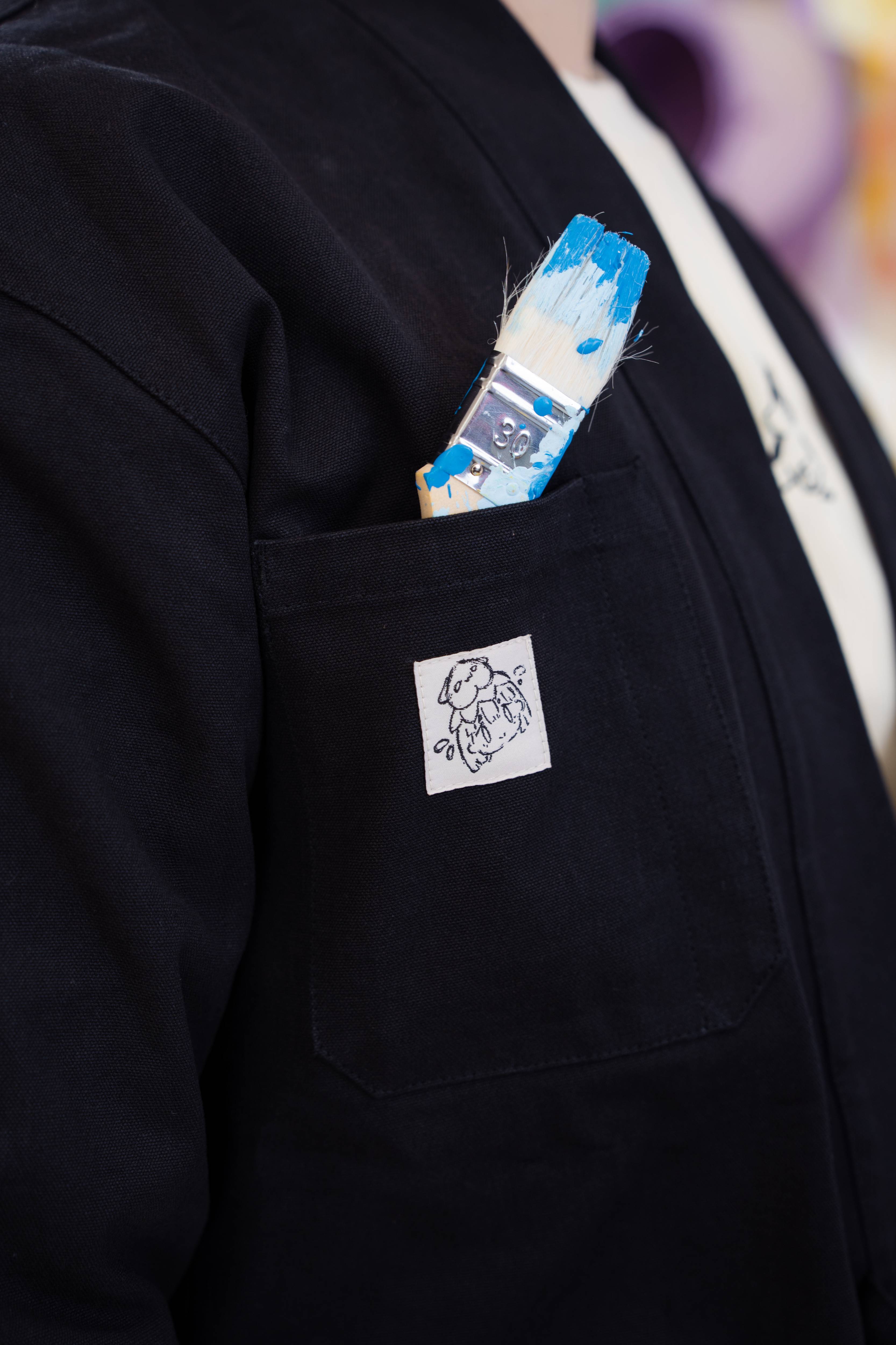Spilled Ink Noragi Jacket Black – Apari