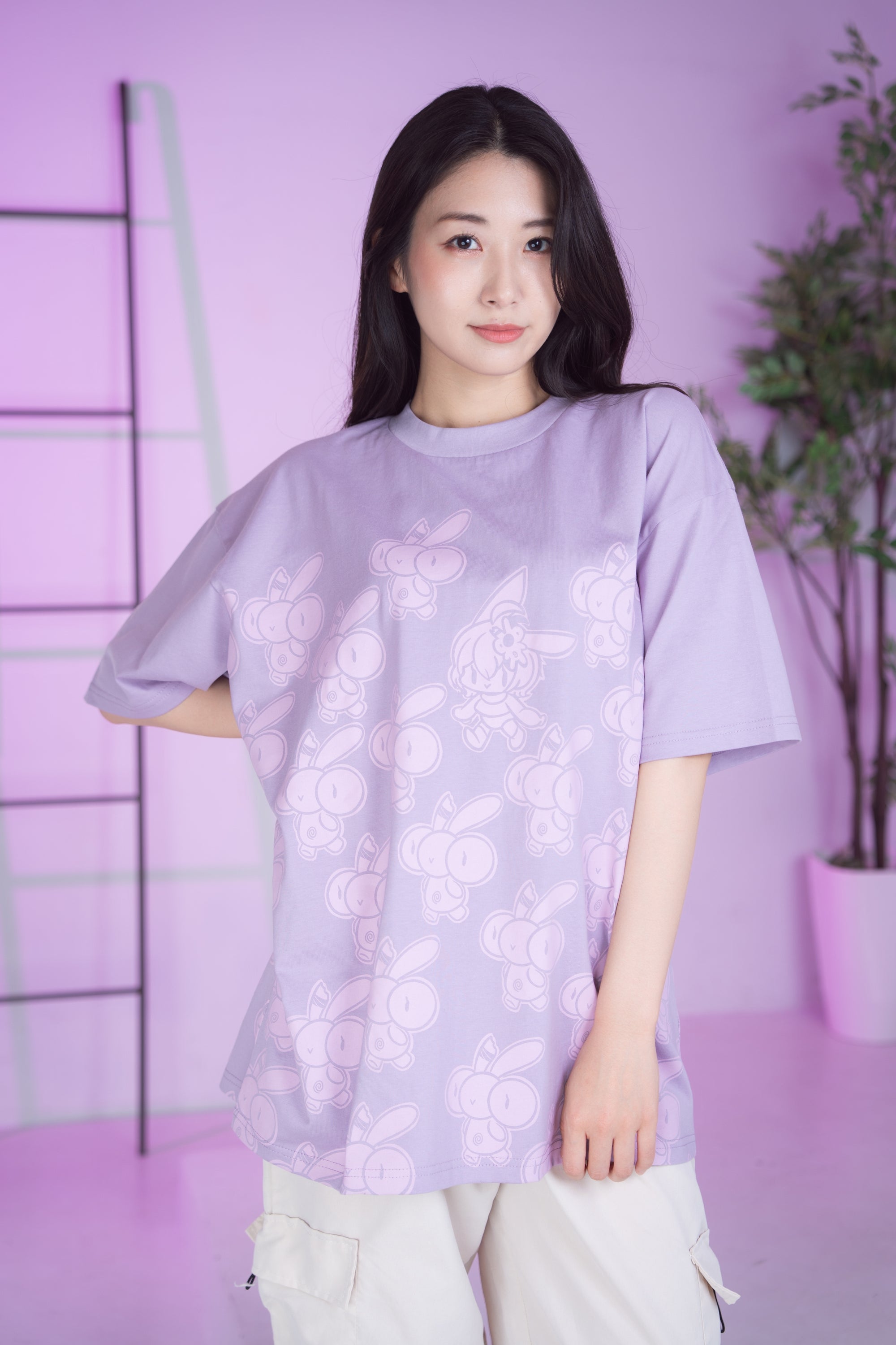Michi Rise Up T-Shirt Lavender