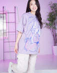 Michi Portrait T-Shirt Lavender