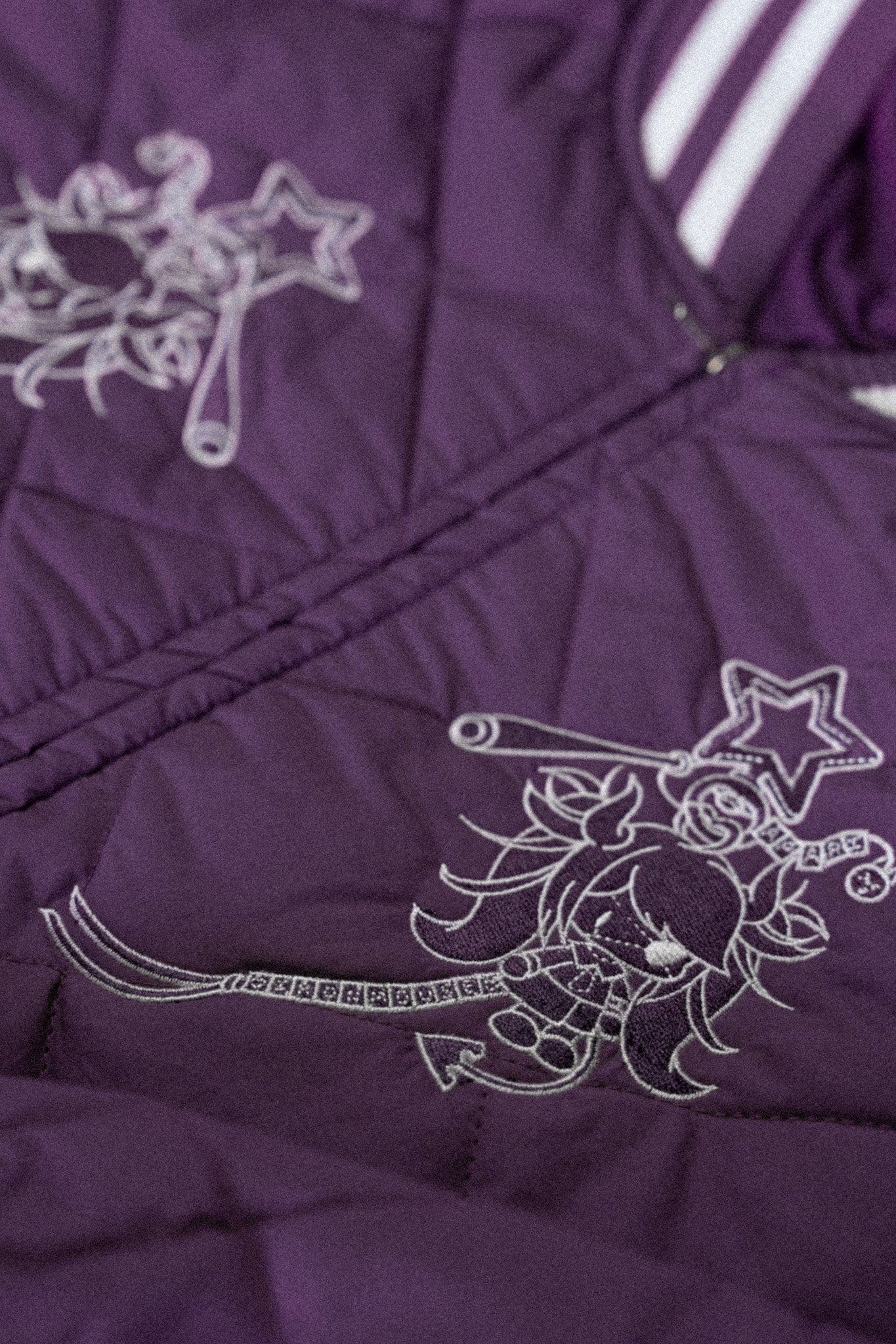 Bat Baddie Quilted Bomber