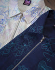 IM Charm Zip Work Shirt Navy