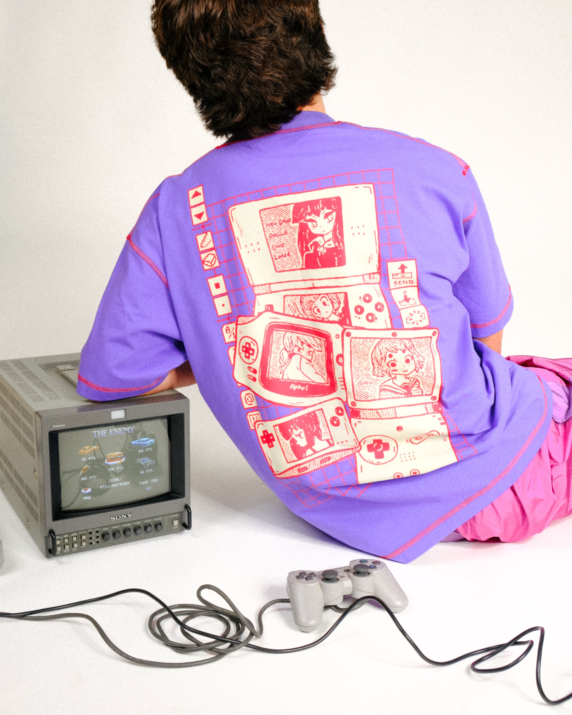 Gamer Girl T-Shirt Purple
